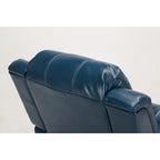Fauteuil inclinable en similicuir pour salon - Siège rembourré, inclinaison douce