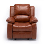 Fauteuil inclinable en similicuir pour salon - Siège rembourré, inclinaison douce