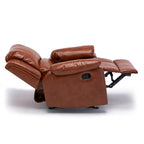 Fauteuil inclinable en similicuir pour salon - Siège rembourré, inclinaison douce