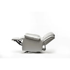 Fauteuil inclinable en similicuir pour salon - Siège rembourré, inclinaison douce