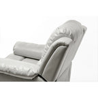 Fauteuil inclinable en similicuir pour salon - Siège rembourré, inclinaison douce