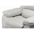 Fauteuil inclinable en similicuir pour salon - Siège rembourré, inclinaison douce