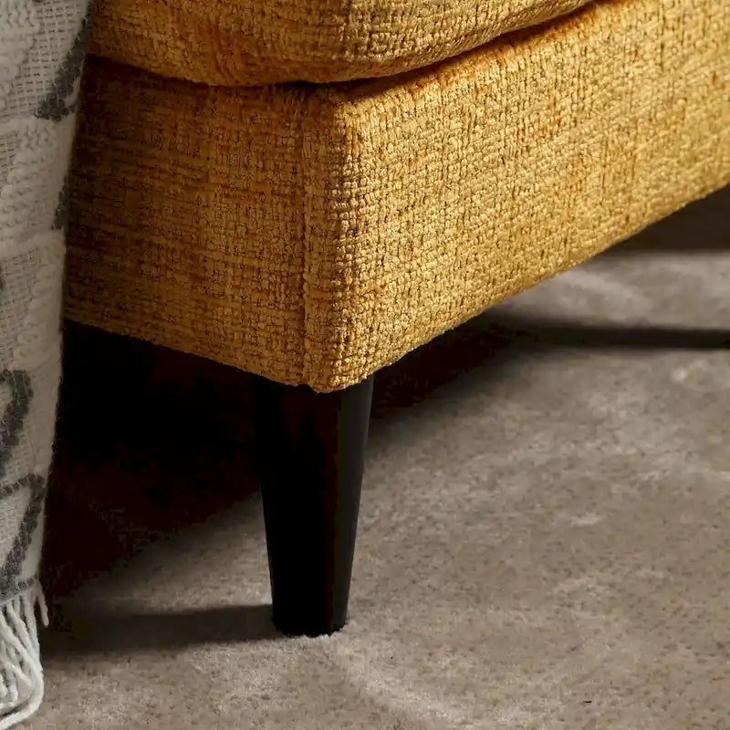 Canapé sectionnel modulaire convertible avec pouf de rangement