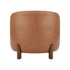 Fauteuil d'appoint rembourré - Fauteuil moderne en tissu pour salon