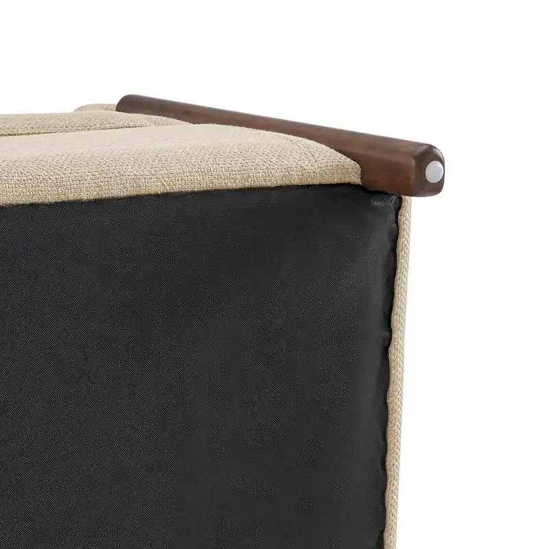 Fauteuil d'appoint rembourré - Fauteuil moderne en tissu pour salon