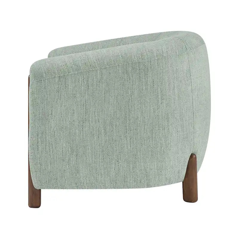Fauteuil d'appoint rembourré - Fauteuil moderne en tissu pour salon