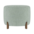 Fauteuil d'appoint rembourré - Fauteuil moderne en tissu pour salon
