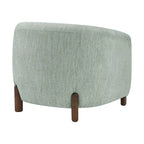Fauteuil d'appoint rembourré - Fauteuil moderne en tissu pour salon