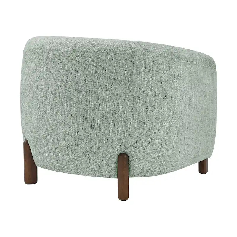 Fauteuil d'appoint rembourré - Fauteuil moderne en tissu pour salon