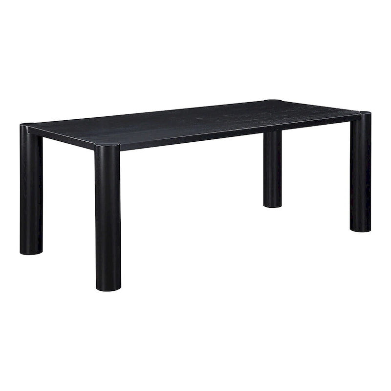 Table à manger moderne en chêne massif blanc – Piétement modulable, 8 à 10 places
