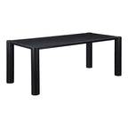 Table à manger moderne en chêne massif blanc – Piétement modulable, 8 à 10 places