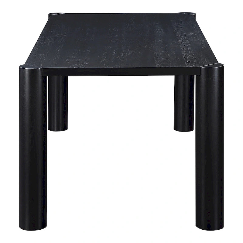 Table à manger moderne en chêne massif blanc – Piétement modulable, 8 à 10 places
