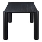Table à manger moderne en chêne massif blanc – Piétement modulable, 8 à 10 places