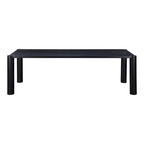Table à manger moderne en chêne massif blanc – Piétement modulable, 8 à 10 places