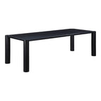 Table à manger moderne en chêne massif blanc – Piétement modulable, 8 à 10 places