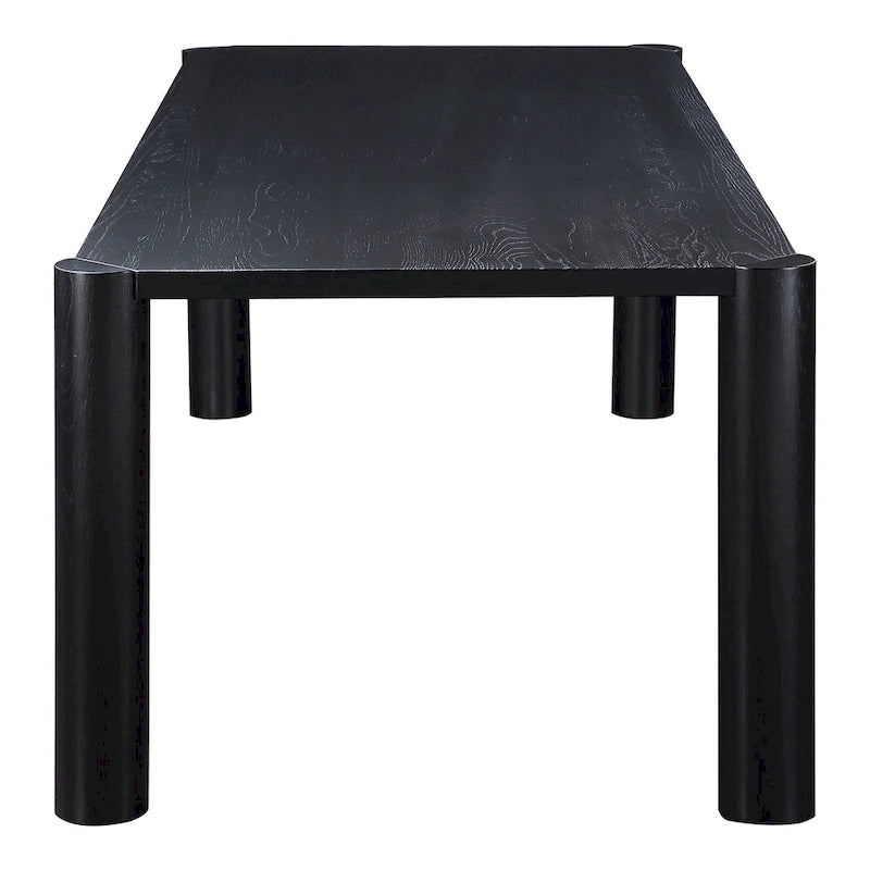 Table à manger moderne en chêne massif blanc – Piétement modulable, 8 à 10 places