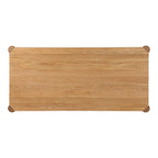 Table à manger moderne en chêne massif blanc – Piétement modulable, 8 à 10 places