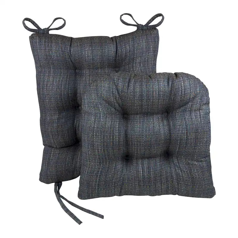 Ensemble de coussins en jean pour chaise à bascule universelle - Antidérapant, lavable en machine, 2 pièces