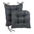 Ensemble de coussins en jean pour chaise à bascule universelle - Antidérapant, lavable en machine, 2 pièces
