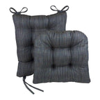 Ensemble de coussins en jean pour chaise à bascule universelle - Antidérapant, lavable en machine, 2 pièces