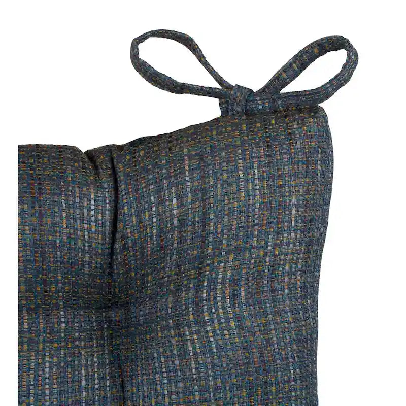 Ensemble de coussins en jean pour chaise à bascule universelle - Antidérapant, lavable en machine, 2 pièces