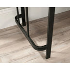 Bureau en chêne gravé – Bureau de style industriel avec rangements pour le bureau à domicile