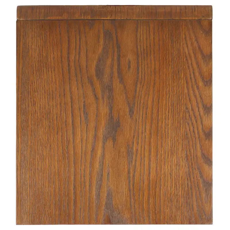 Table d'appoint en bois en forme de C – Placage chêne, design minimaliste