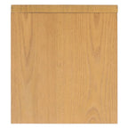 Table d'appoint en bois en forme de C – Placage chêne, design minimaliste