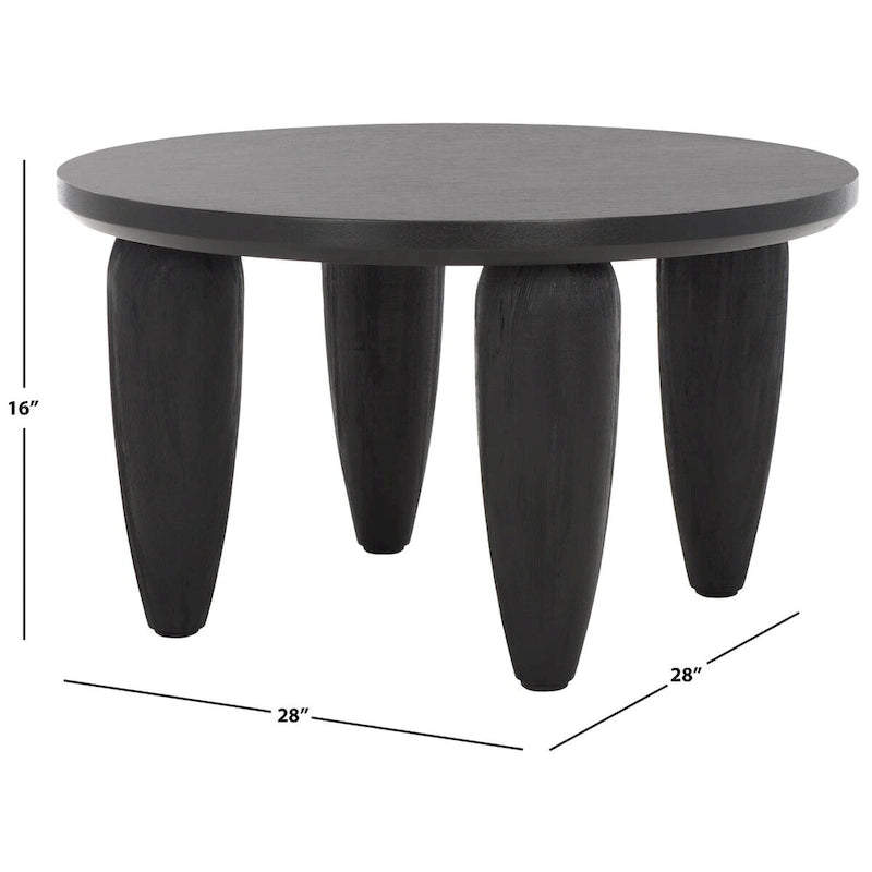 Table basse carrée 71x71x41 cm - Table d'appoint moderne pour salon
